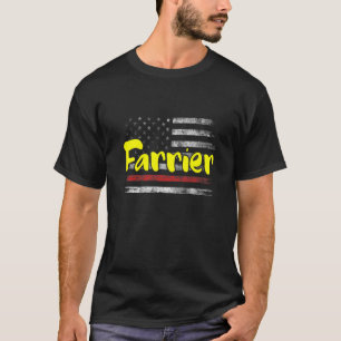 Camiseta Farrier Horseshoe Trimming Equine Shoke _1