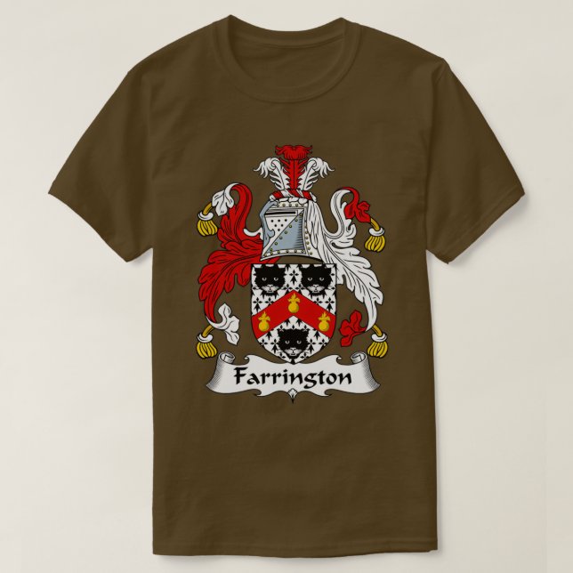 Camiseta Farrington Coat of Arms Family Crest  (Diseño del anverso)