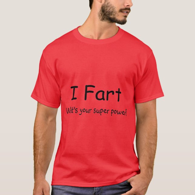 Camiseta Fart cuál es su superpoder (Anverso)