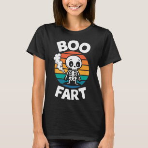Camiseta Fart Funny Farting Skeleton Para Halloween