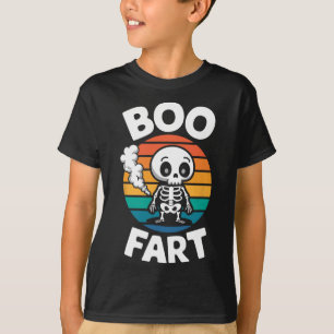 Camiseta Fart Funny Farting Skeleton Para Halloween