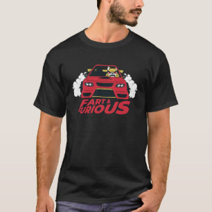 Camiseta Fart & Furious Classic Sports Race Car Humor Vehi