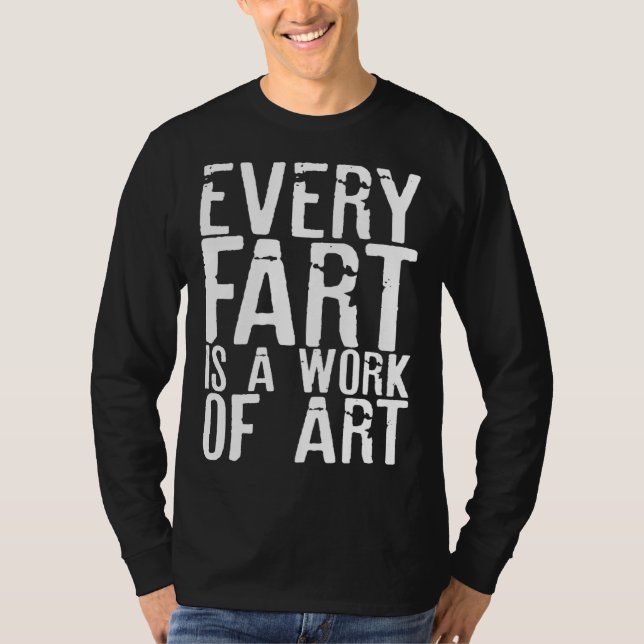 Camiseta Fart  Men Boys Cool Hilarious Sarcastic Humorous   (Anverso)