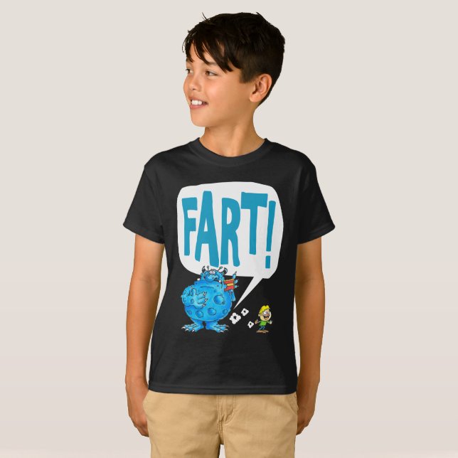 Camiseta FART (negro) (Anverso completo)