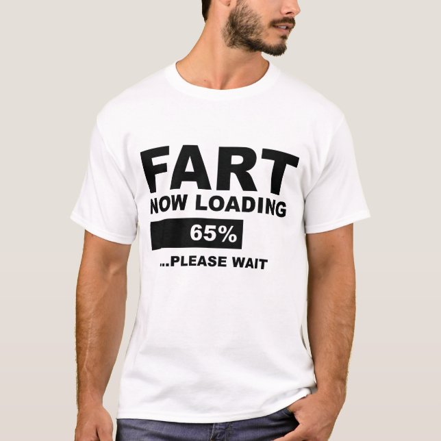 Camiseta Fart Now Cargando (Anverso)