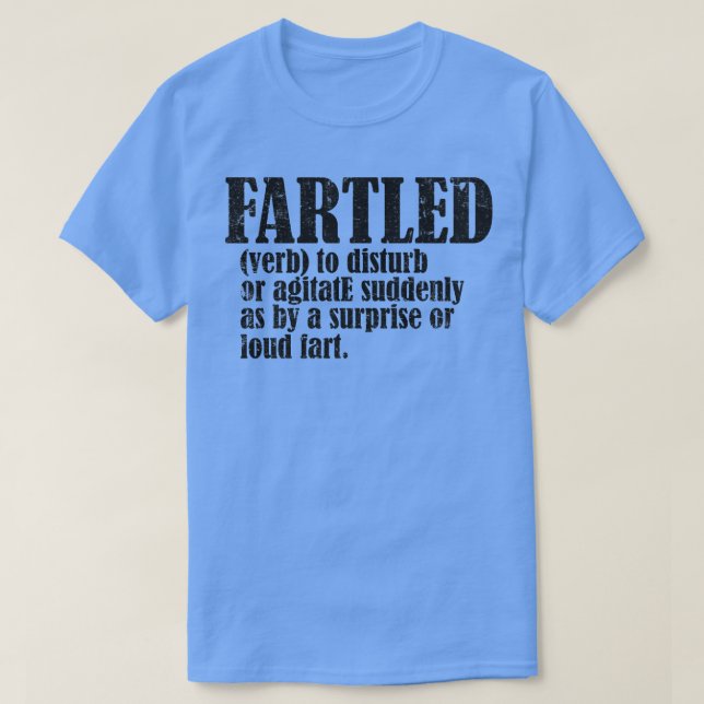 Camiseta Fartado que significa humor ofensivo divertido par (Diseño del anverso)
