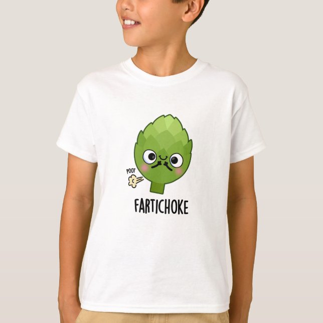 Camiseta Fartichoke Funny Farting Artichoke Pun (Anverso)