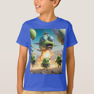 Camiseta Farting Alien UFO