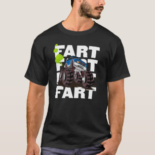 Camiseta Farting Monster Truck Shirt, Adults & Kids Funny F