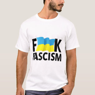 Camiseta Fascismo - Censurado con bandera ucraniana 