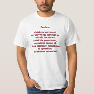 Camiseta Fascismo Defination