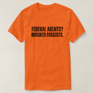 Camiseta Fascistas Enmascarados Protestan contra ICE