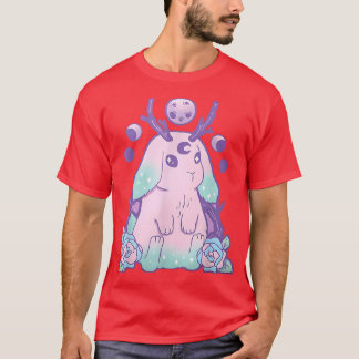 Camiseta Fase De La Luna De Rabit Kawaii Pastel Gótico Para