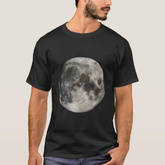 Camiseta Fase de Luna Llena Amor Espacial Fotografía Astron