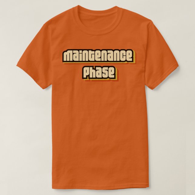 Camiseta Fase de mantenimiento (Diseño del anverso)