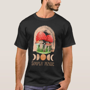 Camiseta Fase lunar del hongo arcoiris del Magic Boho