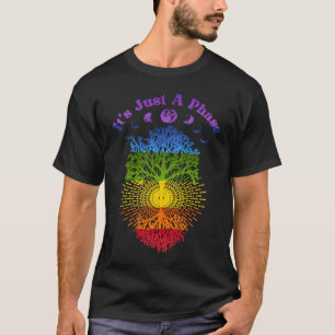 Camiseta Fase lunar diciendo que es solo una Chakra en fase