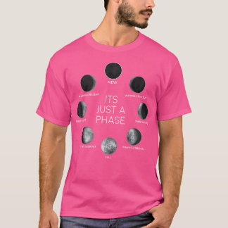 Camiseta Fase Lunar Espacio Luna Sólo Una