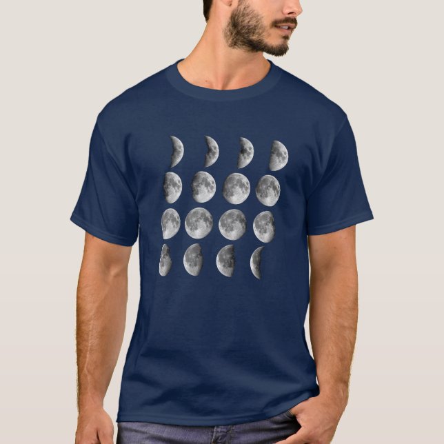Camiseta Fases de la luna (Anverso)