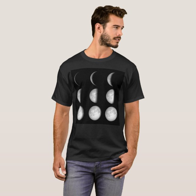 Camiseta Fases de la luna (Anverso completo)