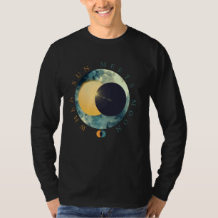 Camiseta Fases de la Luna de Sol Celestial Astro del Espaci