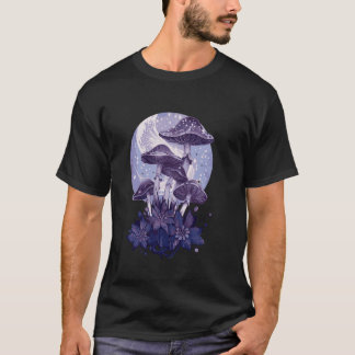 Camiseta Fases de la luna del hongo del hongo del hongo de 