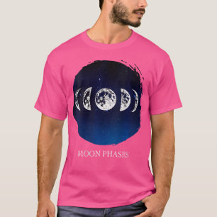 Camiseta Fases De La Luna Lunar De Mujeres Astronomía Espac