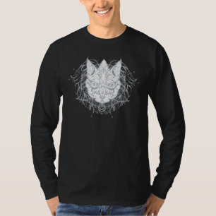 Camiseta Fases De La Luna Oculta De Gato Pagan Wicca Wicca
