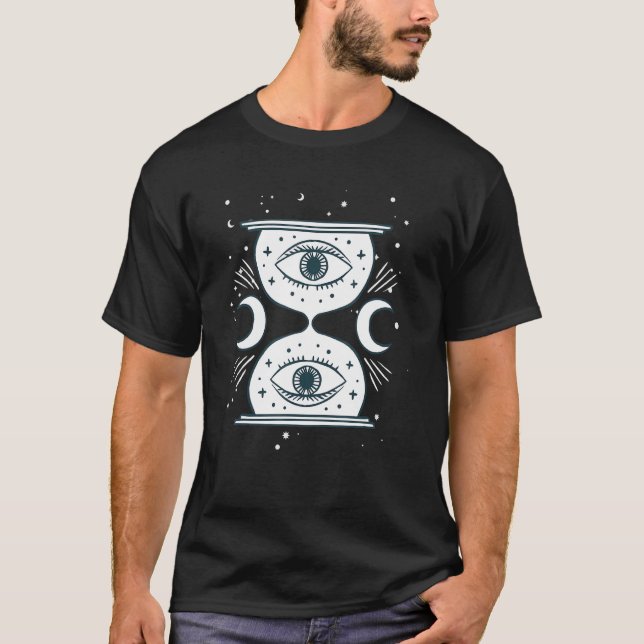 Camiseta Fases De La Moon Evil Eyes Protection Mystical W (Anverso)