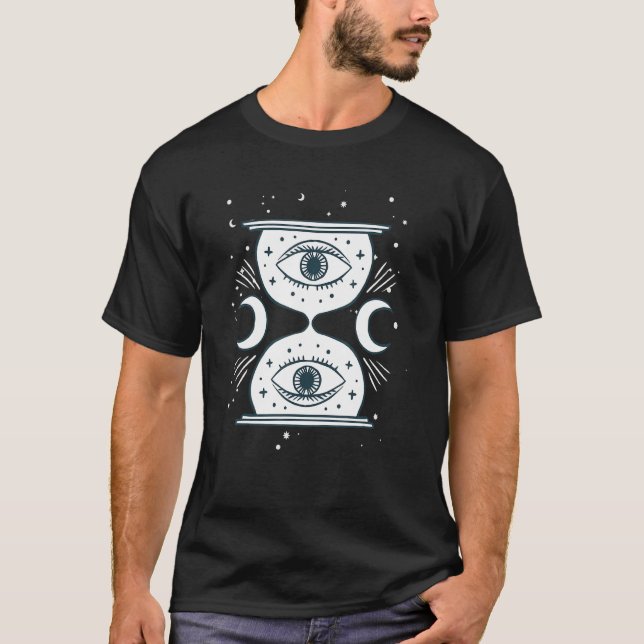 Camiseta Fases De La Moon Evil Eyes Protection Mystical W (Anverso)