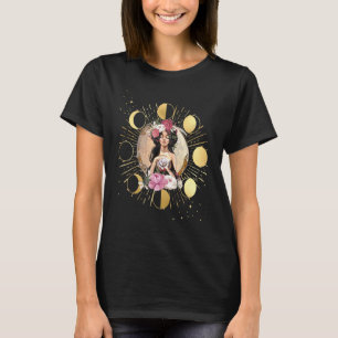 Camiseta Fases De punk De La Bruja De La Luna Wiccan Witchc