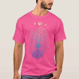 Camiseta Fases Del Regalo Del Camisón De La Luna Para Los H