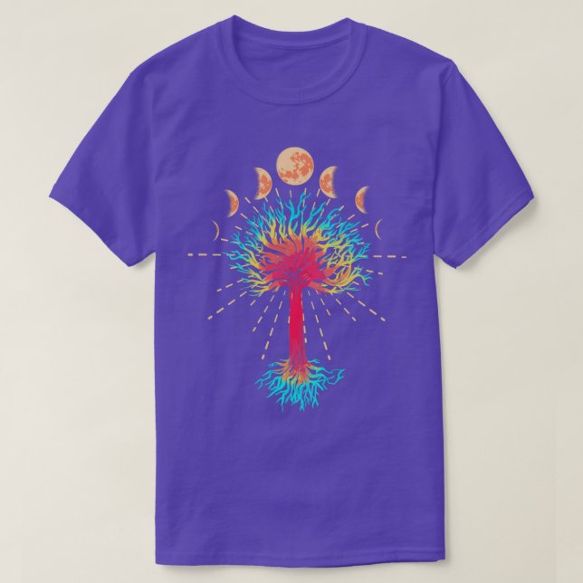 Camiseta Fases del Regenerat del Árbol de la Luna de la Cre (Diseño del anverso)