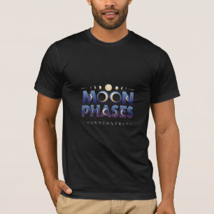 Camiseta Fases Lunares Zodíaco Astrología Arte