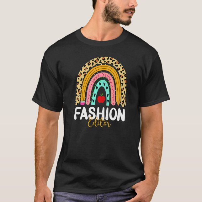 Camiseta Fashion Editor Rainbow News Media Production Commu (Anverso)