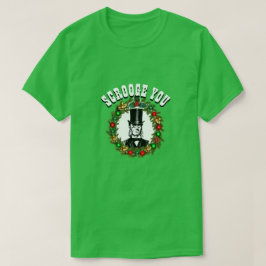 Camiseta Fashion Navidades de Novedad divertidos, SCROOGE Y