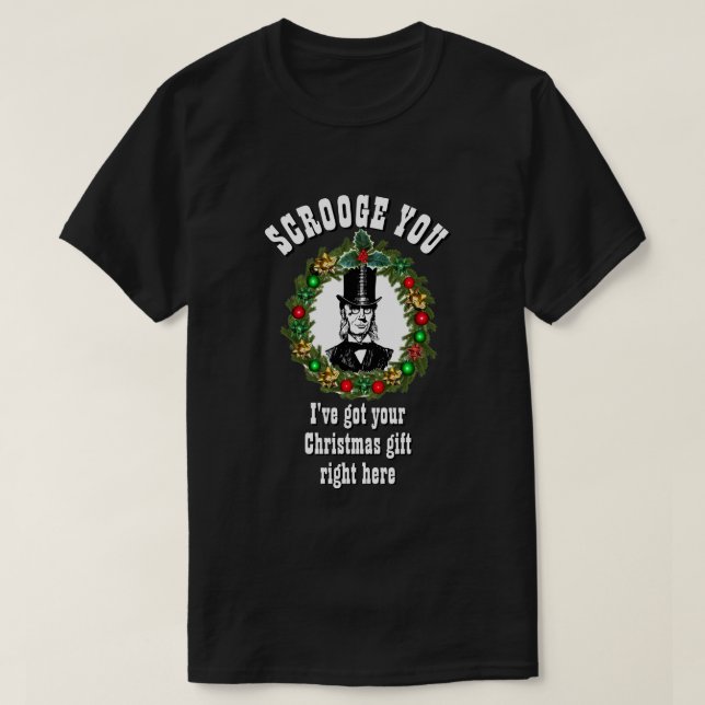 Camiseta Fashion Navidades de Novedad divertidos te arrojan (Diseño del anverso)