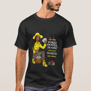 Camiseta Fashion Poker Jugador de cartas juegos casino Mela