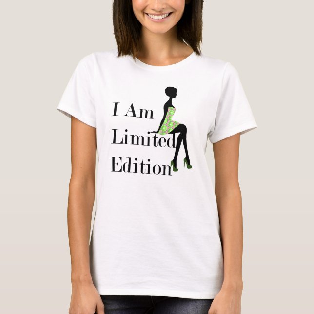Camiseta Fashion Silhouette I Am Limited Edition Cita (Anverso)