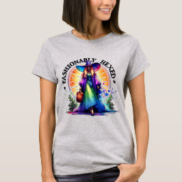Camiseta "Fashionably Hexed Witch – Modern Style Halloween