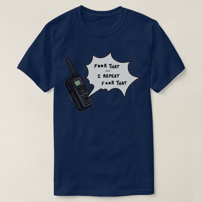 Camiseta Fasmofobia De Ese Walkie Talkie (Diseño del anverso)