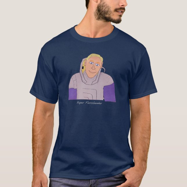 Camiseta Fassbender de papel (Anverso)