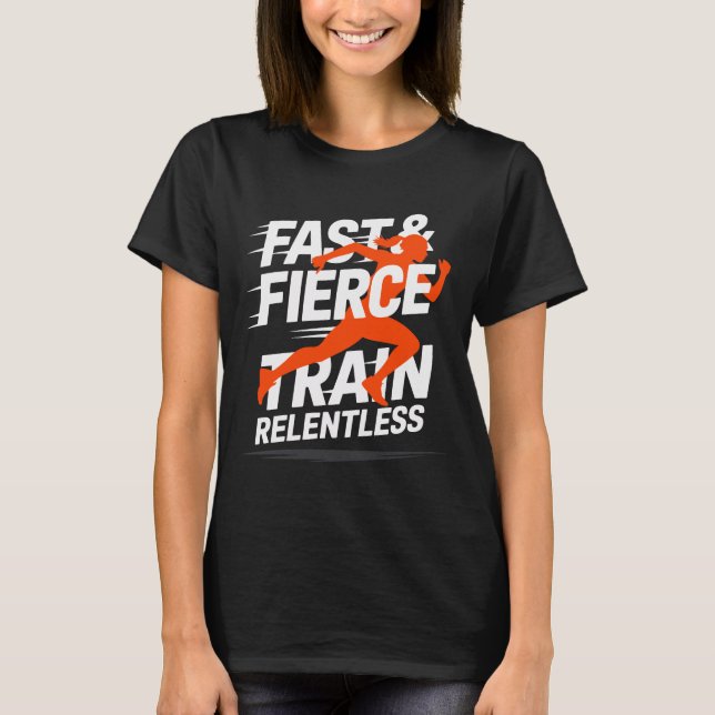 Camiseta Fast & Fierce Fitness Motivation Tee (Anverso)
