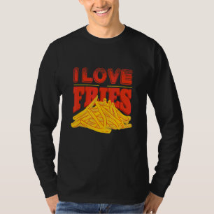Camiseta Fast Food Junkie Chips Red White Fun