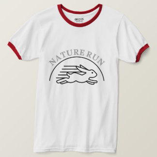 Camiseta Fast Running Rabbit Minimalist Wildlife Illustrati