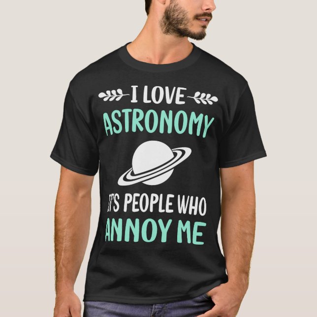 Camiseta Fastidia Astronomía (Anverso)