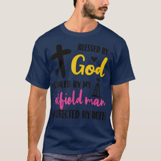Camiseta Fastidiado Por Mi Trabajador De Oilfield Man Husba