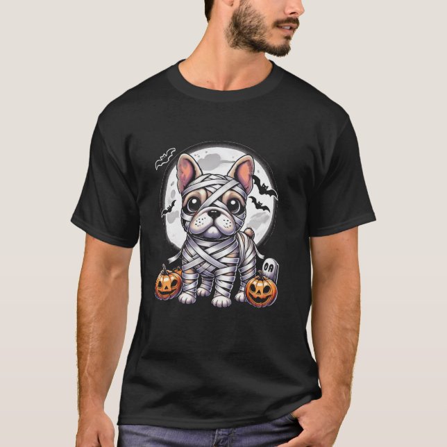 Camiseta Fastidioso Bulldog francés mamá de luna llena Hall (Anverso)