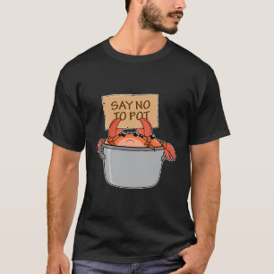 Camiseta Fastidioso Crepúsculo De Cangrejo Que Pescado De M