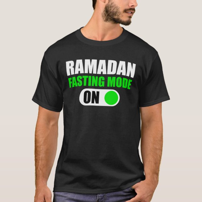 Camiseta Fasting Mode On Ramadan Kareem Ramadan Mubarak Mon (Anverso)